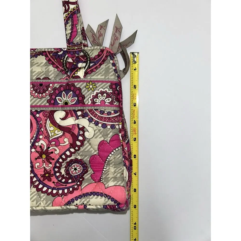 Vera Bradley Retired “Paisley Meets Plaid” Design Quilted Mandy Handbag